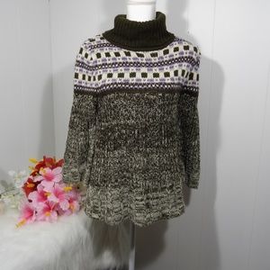 Decree turtleneck sweater size large